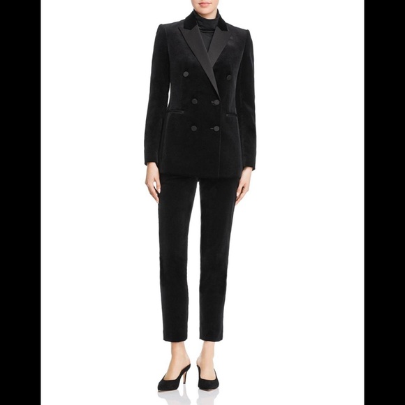 NWOT Theory Velvet Tuxedo Blazer - Picture 2 of 11